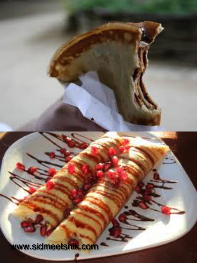 5 must have foods in Paris, crepes