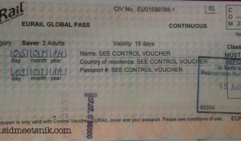 Europe Trip Planner guide,Eurail global pass